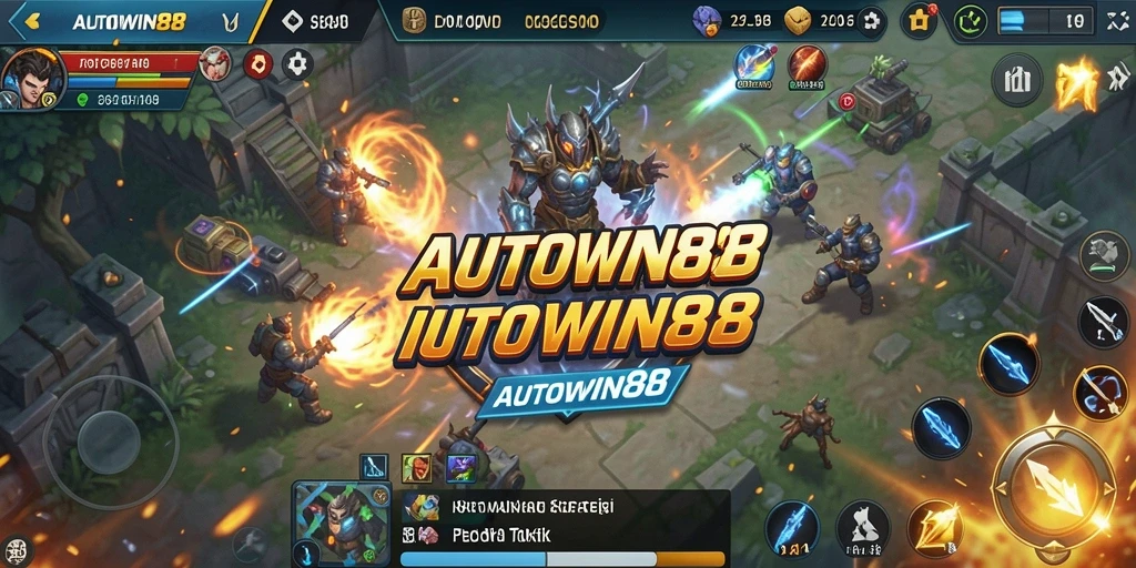 Screenshot AUTOWIN88 menampilkan aksi taktis gameplay yang menantang.