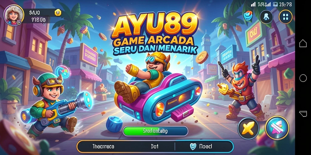 Tampilan gameplay menarik dari AYU89 di layar ponsel.