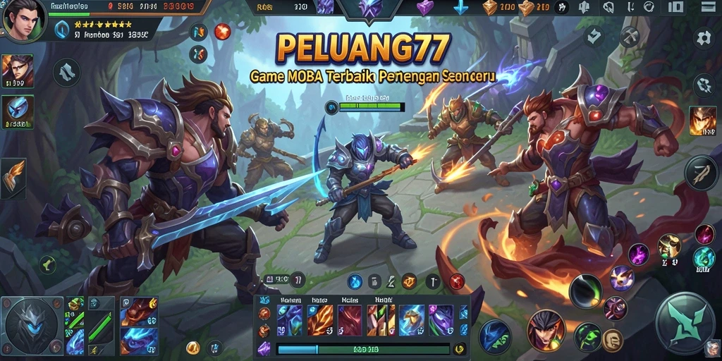 Tangkapan layar PELUANG77 menunjukkan aksi pertarungan tim yang seru.