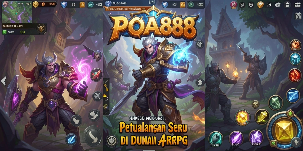 Screenshot gameplay POA88 menampilkan aksi seru dalam pertempuran ARPG.