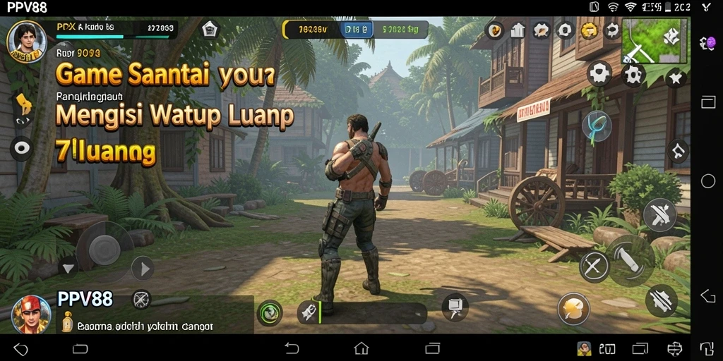 Tampilan gameplay PPV88 yang ceria dan interaktif.