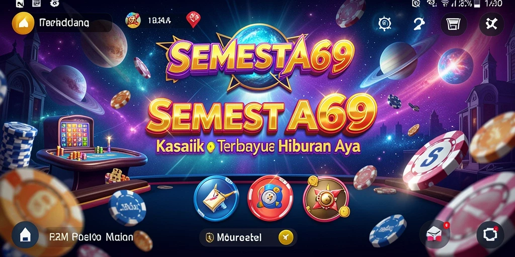 Menampilkan gameplay seru di aplikasi Kasino SEMESTA69.